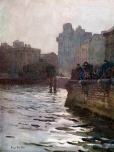 Oude riviermuur, Chelsea door Rose Maynard Barton