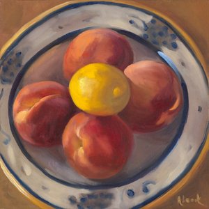 Perziken en Citroen, 2016 door Rosemarie Adcock