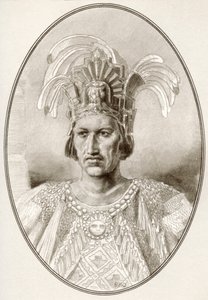 Moctezuma II, uit Levensbiografieën van beroemde heersers door Ross Gordon