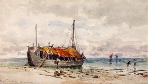 De mosselverzamelaars door Ross Turner