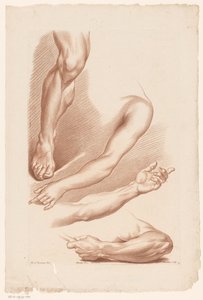 Drie armen en een been door Louis François Roubillac