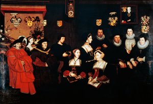 Sir Thomas More, zijn vader, zijn huishouden en zijn nakomelingen, circa 1593