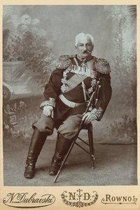 Generaal Konstantin Pavlovich Prezhbyano 1840-1905, 1888 door Rowno . Photo studio N. Dubravski