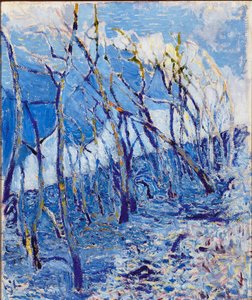 Landschap of Kastanjebos, ca. 1918-21 door Rubaldo Merello