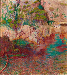 Rotsen en zee, ca. 1910-14 door Rubaldo Merello