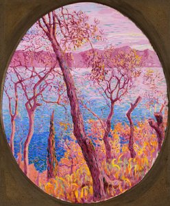 Bomen aan de zee, ca. 1910-14