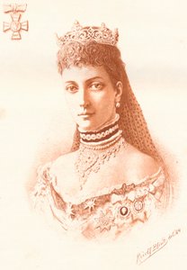 Hare Koninklijke Hoogheid De Prinses van Wales, 1884 door Rudolf Blind