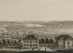 Zürich door Rudolf Dikenmann