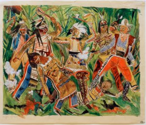 Wild-West door Rudolf Schlichter