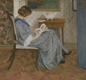Lezer in Blauw, rond 1908