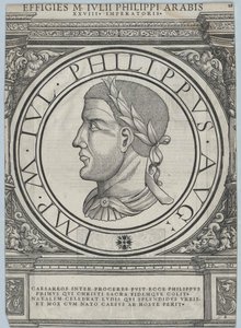 Romeins keizer Philip de Arabier (prent)