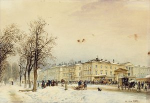 Het Noordstation, Wenen; Der Nordbahnhof, Wien, 1852