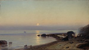 Aan de kust, 1882 door Rufim Gavrilovich Sudkovsky
