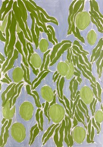 Groene citrusboomgaard door Rushati Chowdhury