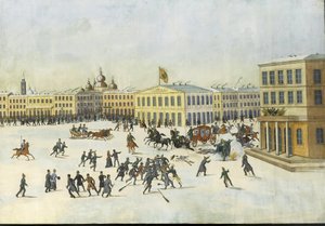 De moord op Alexander II op 13 maart 1881, 1881-1882 door Russian Master
