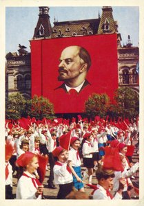 1 mei parade op het Rode Plein, Moskou