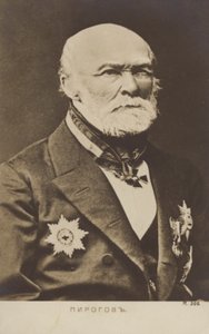 Nikolay Pirogov (1810-1881), Russische arts, wetenschapper, chirurg en anatoom door Russian Photographer