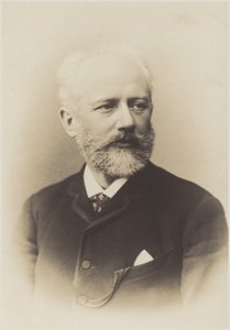 Portret van Pyotr Ilyich Tchaikovsky door Russian Photographer