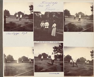 De Russische Keizerlijke Familie, pagina uit een album met foto