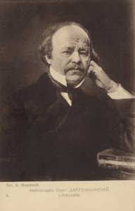 Alexander Sergejevitsj Dargomyzjski, Russische componist (1813-1869) door Russian School