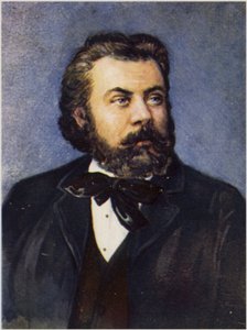 Portret van Modest Moessorgski