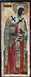 Sint Leontius van Rostov door Russian icon.