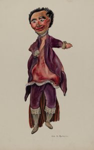 De dokter marionet, ca. 1937 door Ruth Abrams