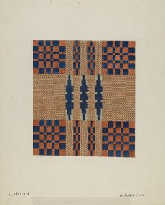 Detail van een deken