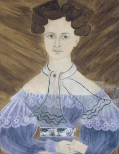 Miss Emeline Parker uit Lowell, Massachusetts, 1832