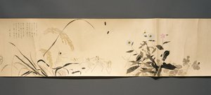 Wildlife Vrienden (Yasei no Tomo), ca. 1918 (inkt, dekkende waterverf, lak op velijnpapier) door Ryoka Kawakami