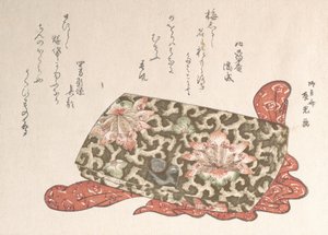 Leren Portemonnee met een Gesp in de Vorm van een Puppy, waarschijnlijk 1814 door Ryugetsusai Shinko