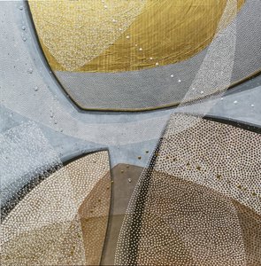 Abstracte gouden krommen door SAN STARLING