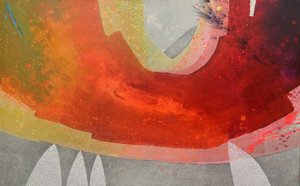 Levendige abstracte stroming door SAN STARLING