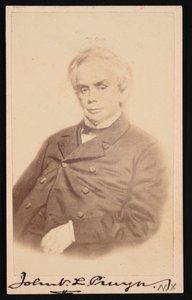 Portret van John V. L. John VanSchaick Lansing Pruyn 1811-1877, voor 1877 door SJ Thompson