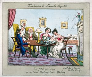 Een klein ongemak, nee, nee. Ik was aan het denken, ik was aan het denken, 1827 door SW Fores