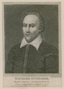 Richard Burbadge, de eerste vertolker van Koning Richard III door S. Harding
