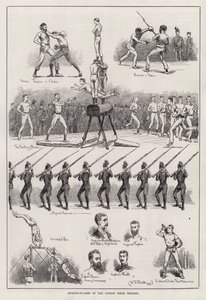 Aanval bij de wapens door de London Rifle Brigade (gravure) door S. T. Dadd