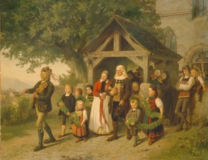 Het gouden huwelijk, 1857 door Salentin
