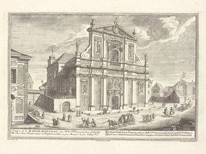 Kleine Dominicaanse Kerk door Salomon Kleiner