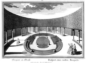 Prospect van een Rond Bosket