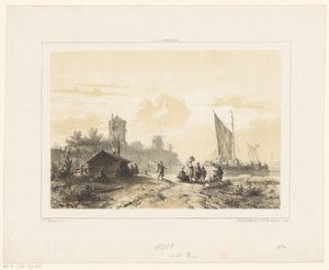 Bedrijvigheid rond de haven
