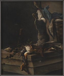 Stilleven van dood wild door Salomon van Ruysdael