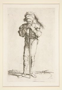 Diverse figuren (Suite) door Salvator Rosa