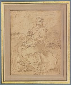 Heilige Franciscus, ontwerp door Salvator Rosa