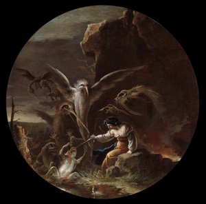 Scènes van hekserij, c.1645-49 door Salvator Rosa