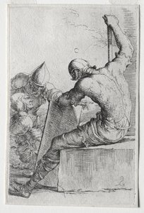 De Figurine Serie: Figurine, 1656-57 door Salvator Rosa