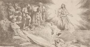 Opstanding van Lazarus door Salvatore Castiglione