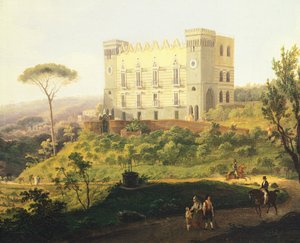 Villa Ruffo in Capodimonte, door Salvatore Fergola, Italië