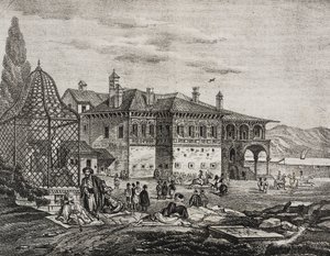 Graf van Ali Pacha in Joannina, Griekenland, uit Poliorama Pittoresco, nr. 8, 28 september