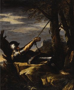 Boetvaardige Sint Willem van Maleval door Salvatore Rosa